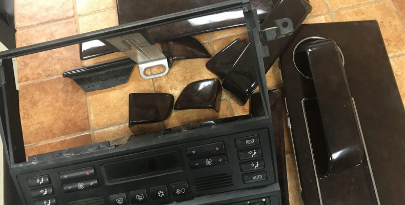 BMW 740 аквапринт салона 1