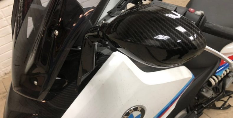 BMW 850 под карбон аквапринт под дерево и под алюминий (10)