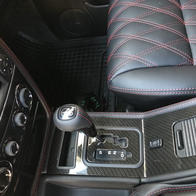 Gelendwagen G550 2010 аквапринт салона под карбон, перетяжка салона Экокожа Наппа