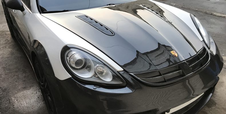 Porsche Panamera Turbo аквапринт (зеркала, диски, капот, пороги, жабры, спойлер, бампера)